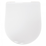 FixRite D-Line Thin Long Fit Soft Close Toilet Seat & Cover White FR128200