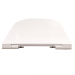 Roca The Gap Square Soft Close Toilet Seat & Cover White 801472004