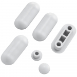 Dolomite Fleo Toilet Seat & Cover Buffer Set White J401900