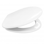 Celmac VIP Standard Close Toilet Seat and Cover with Bottom Fix Stainless Steel Hinge White 20120355