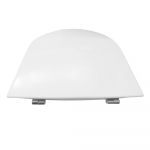 Pressalit Objecta D Standard Close Bottom Fixing Toilet Seat & Cover White 172011-BR7999