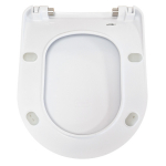 Creavit Duck Thin Soft Close Quick Release Toilet Seat & Cover White KC0903.02.0000E