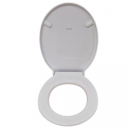 Twyford Avalon/Sola Toilet Seat and Cover White AV7875WH