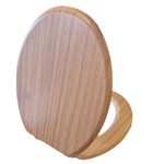 Choice MDF Standard Close Toilet Seat & Cover Wood Effect Oak CH.506396