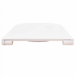 Roca The Gap Square Compact Standard Close Toilet Seat & Cover White 801730002