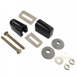Celmac Bottom Fixing Universal Bakelite Toilet Seat Hinge Set Black KMPP1-BLK