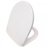 Geberit Selnova Round Top Fix Metal Hinge Toilet Seat and Cover White 500.337.01.1