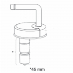 Pressalit Objecta Standard Close Top Fixing Toilet Seat & Cover  White 54011-D43999