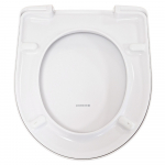 Geberit Selnova Round Bottom Fix Metal Hinge Toilet Seat and Cover 500.331.01.1 - White