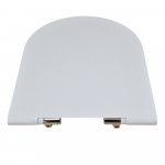 BagnoDesign Toko Soft Close Slim Seat and Cover BDS-TOK-330S-C-WH