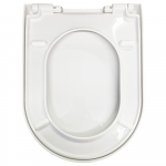 Duravit Starck 3 Elongated Soft-Close Toilet Seat & Cover White 0063390000