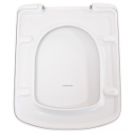 Twyford E100 Square Top Fix Hinge Soft Close Toilet Seat E17856WH