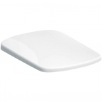 Geberit Selnova Square Top Fix Compact Soft Close Quick Release Toilet Seat and Cover White 501.930.01.1