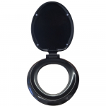 Twyford Delphic Toilet Seat and Cover Black ST6882BK