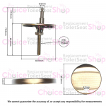 Ideal Standard I Life Soft Close Toilet Seat Hinge Set TV90067