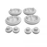 Duravit D-Code Vital Toilet Seat Buffer Set 1003710000