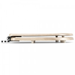 Croydex Varese D Flexi-Fix Soft Close Quick Release Wooden Toilet Seat & Cover Grey Oak Effect With Chrome Hinges WL610131H