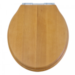 Roper Rhodes Greenwich Soft Closing Toilet Seat and Cover Top Fixing Antique Pine 8099ASC