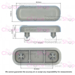 Bemis RB90 Replacement Toilet Seat Only Buffer - RB0090466 Pampas