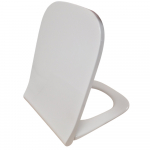 Geberit Smyle Square Slim Wrapover Toilet Seat and Cover 500.238.01.1 - White