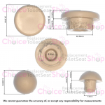 Ideal Standard Accent Toilet Seat & Lid Buffer Set White (Post Nov 2007) EV36167