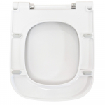 Vitra S20 Square Standard Close Toilet Seat & Cover White 177-003-001
