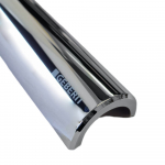 Geberit ONE Gloss Chrome Plated Toilet Seat Hinge Cover 243.990.21.1