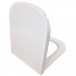 Roca The Gap Compact Soft Close Toilet Seat & Cover White 801732004