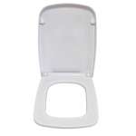 Gala Street Square Standard Close Toilet Seat & Cover White 5132201