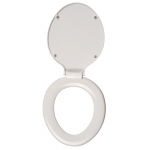 Celmac Calypso Standard Close Toilet Seat & Cover With Colour Match Plastic Hinge White SCA11WH