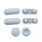 Villeroy & Boch Antheus Toilet Seat and Cover Buffer Set Grey 92218600