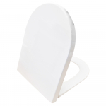 Roca The Gap Round Standard Closing Toilet Seat & Cover White A801D10001