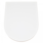 Roca The Gap Round Standard Closing Toilet Seat & Cover White A801D10001
