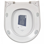 Villeroy & Boch Subway 3.0 Soft Close Quick Release Toilet Seat and Cover with AntiBac White 8M42S1T1