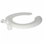 Celmac Crescent Adult A Seat Only With Plastic Hinge SCR51WH-White