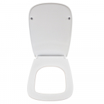 AXA White Jam Soft Close Toilet Seat & Cover Gloss White AF3301