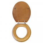 Burlington Wood Standard Close Toilet Seat & Cover Oak S11