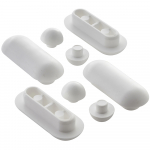 Sottini New Oracle/Santorini Toilet Seat & Cover Buffer Set White EV22367