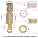 Roca Debba Soft Close Toilet Seat Damper Set AI0011200R