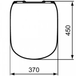 Sottini Mavone Slim Soft Close Toilet Seat & Cover White U852401
