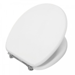 EuroShowers AntiBac MDF Standard Close Toilet Seat & Cover White 82995