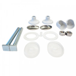 Duravit D-Code Soft Close Compact Toilet Seat Hinge Set 0061910099