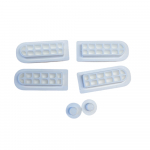 Grohe Bau Ceramic Toilet Seat and Cover Buffer Set White 49530000