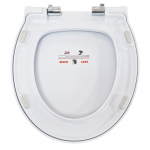 Frontline Pano Soft Close Toilet Seat & Cover White - GSMS6611C