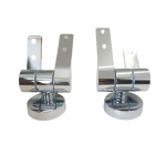 Bemis YM004-SB Slow Close Replacement Toilet Seat Hinge Set HG7501997-Chrome