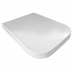 BagnoDesign Smooth Soft Close Toilet Seat & Cover White BDS-SMO-701020-A-WH