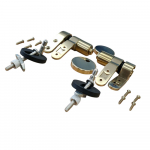 Choice Bespoke Soft Close Quick Release Toilet Seat & Cover Hinge Set Brushed Brass CHSCBESHINGE-B