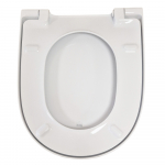 Roca Meridian-N Standard Close Toilet Seat & Cover White 8012A0004