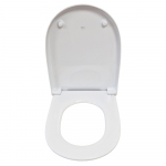 Roca Meridian-N Supralit Soft Close Toilet Seat & Cover White A8012A200B