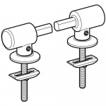 Geberit iCon Soft Close Toilet Seat Hinge Set 598035000